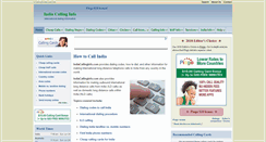 Desktop Screenshot of indiacallinginfo.com
