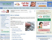 Tablet Screenshot of indiacallinginfo.com